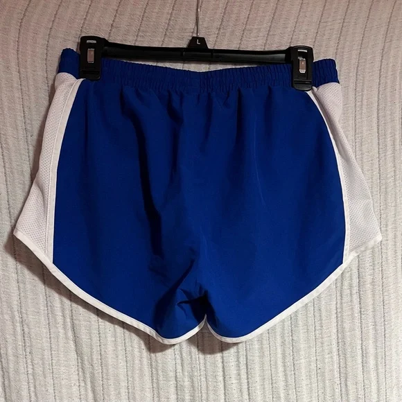 Under Armour Royal Blue & White Athletic Shorts - Picture 3 of 3